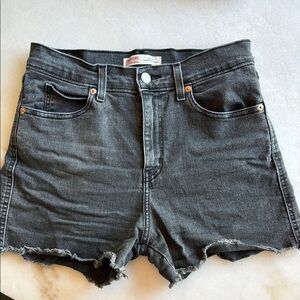 Women's Levis black Denim Shorts